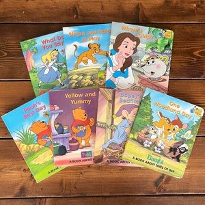 Set of 7 Baby's First Disney Vintage Board Books